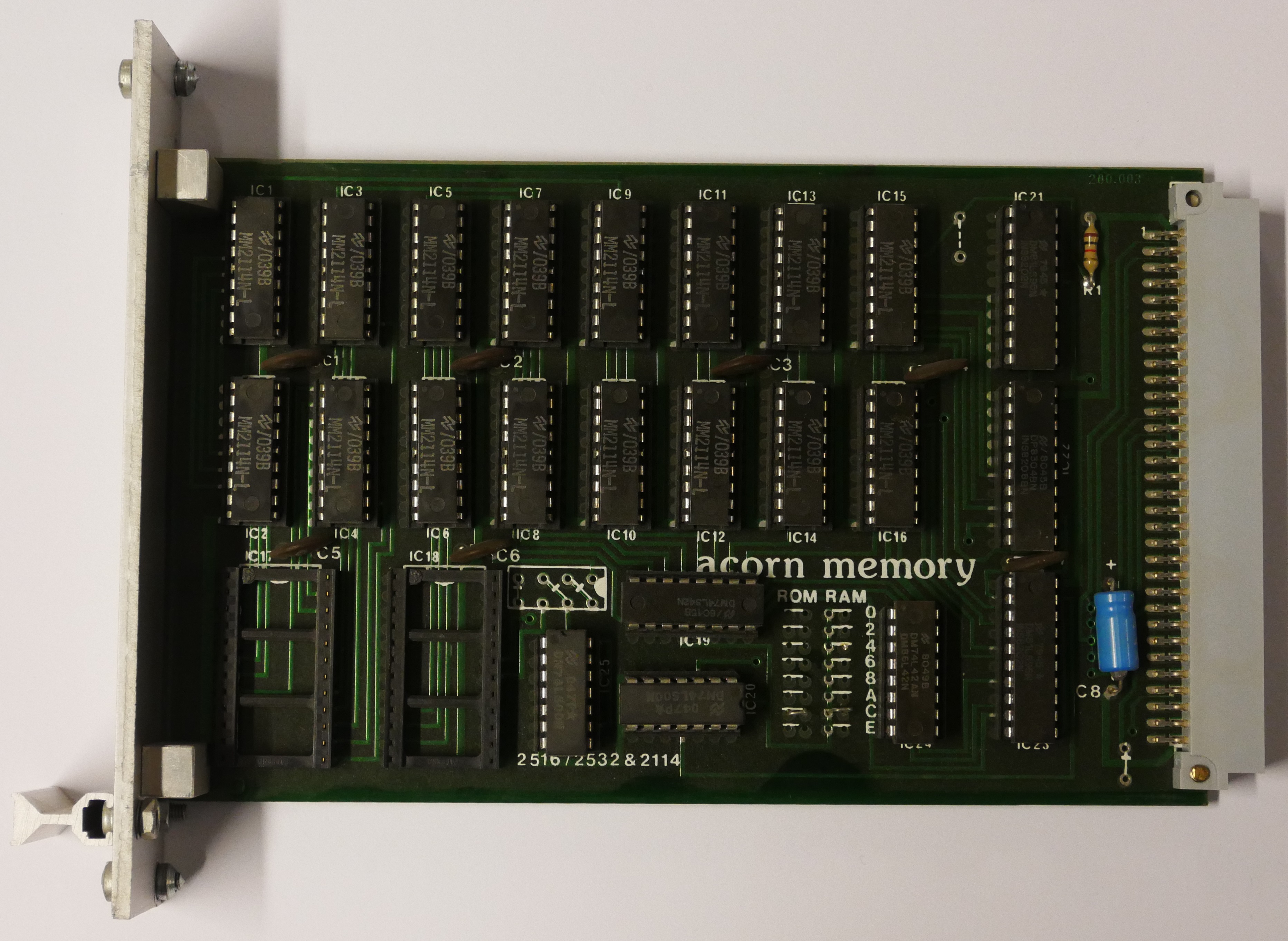 Acorn System 8K RAM 8K / ROM Board PCB Issue 3